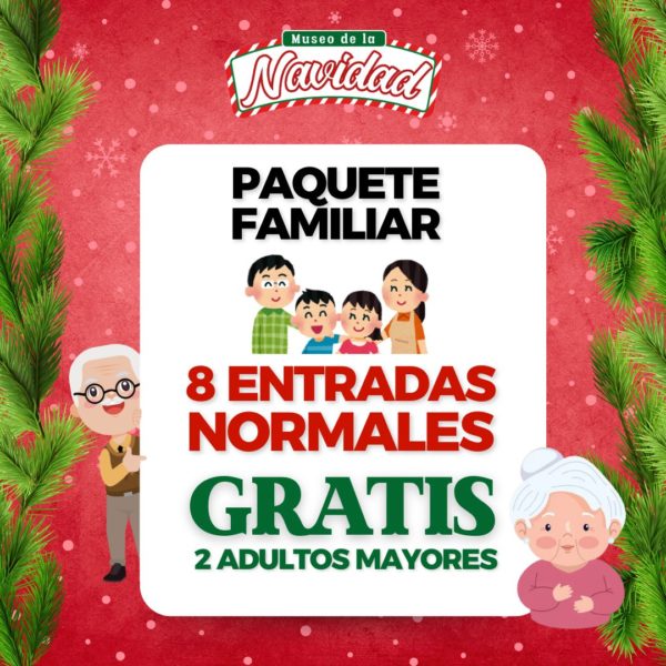 Paquete familiar + 2 Abuelitos Gratis
